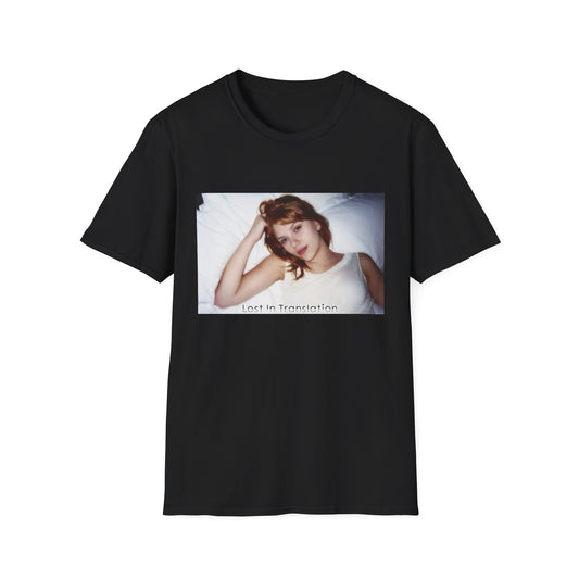 lost in translation 2003 movie shot of scarlett johansson tshirt