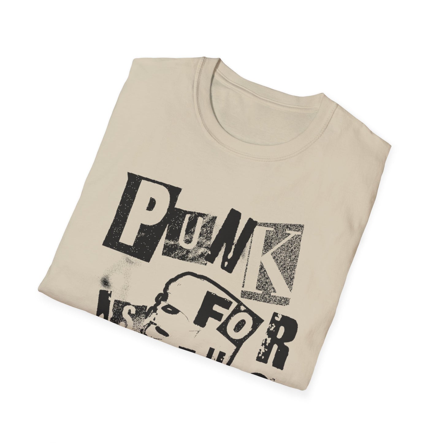 punk is for sure dead spray spaint style tshirt