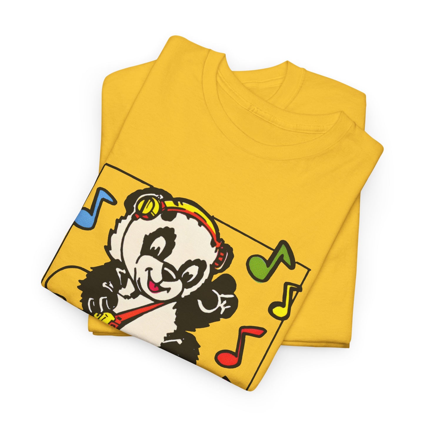 vintage 1980s dancing panda graphic reproduction tshirt
