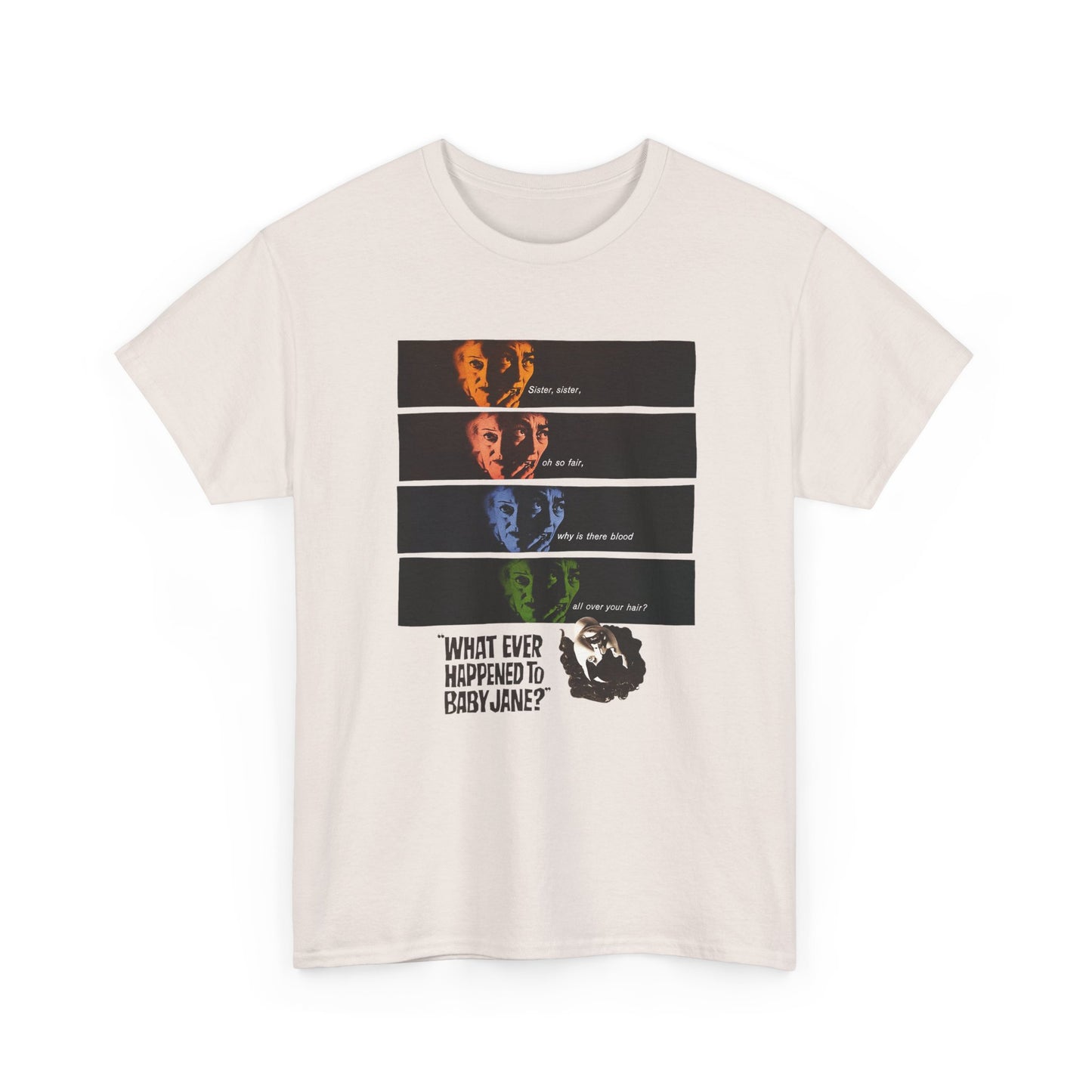 whatever happened to baby jane? movie poster tshirt