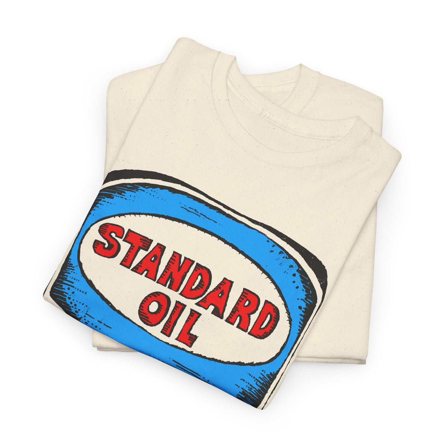 1970s standard oil gives me gas reproduction tshirt