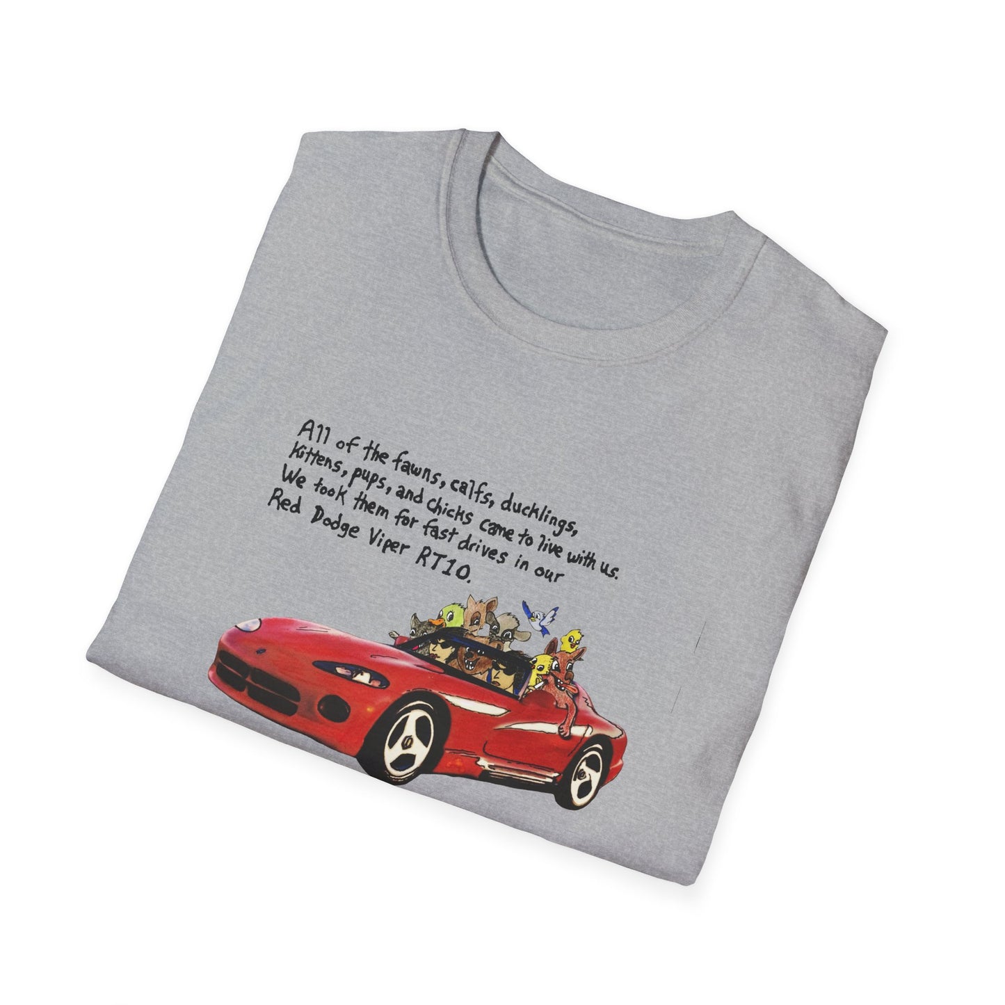 dodge viper rt10 original drawing tshirt