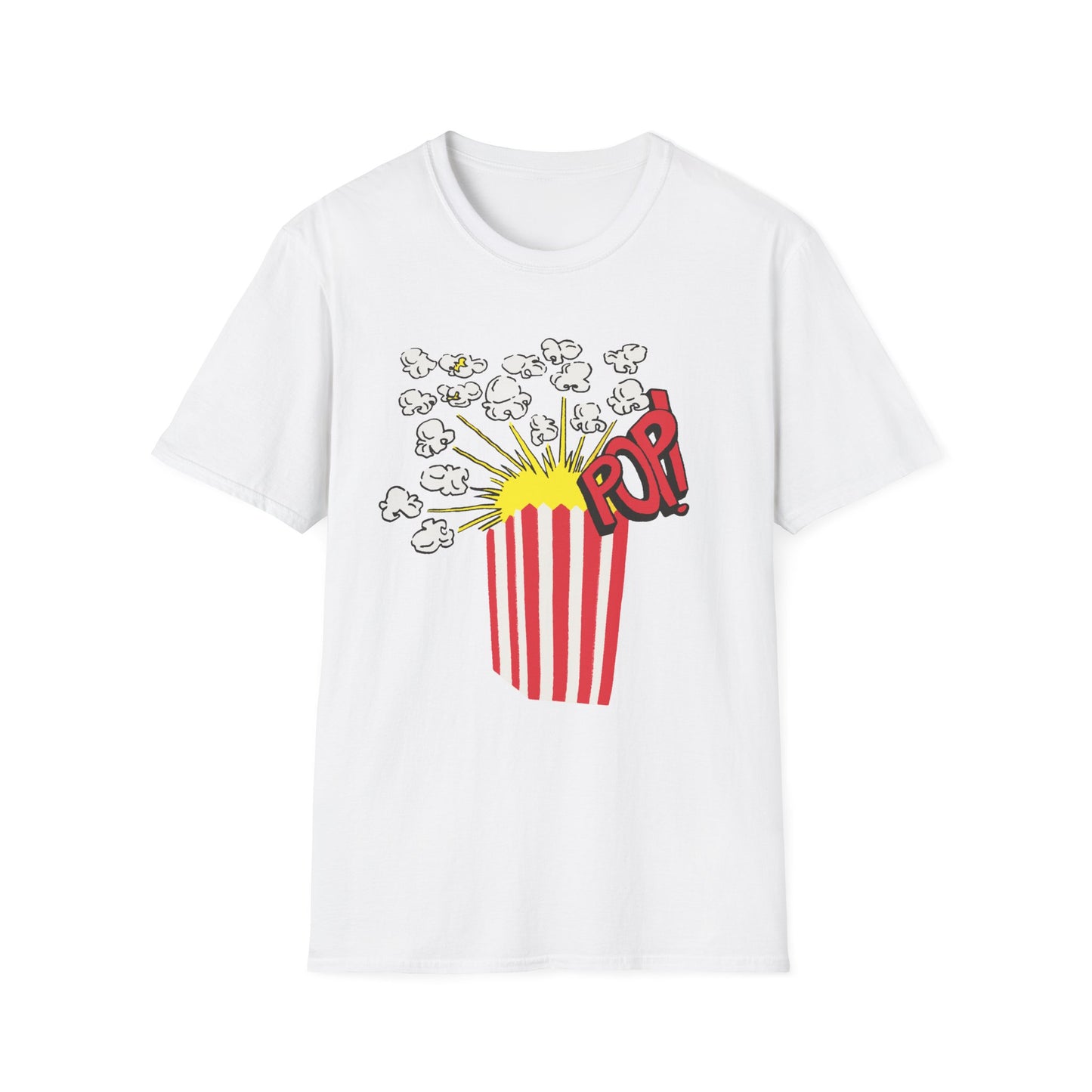 vintage 1980s popcorn image tshirt