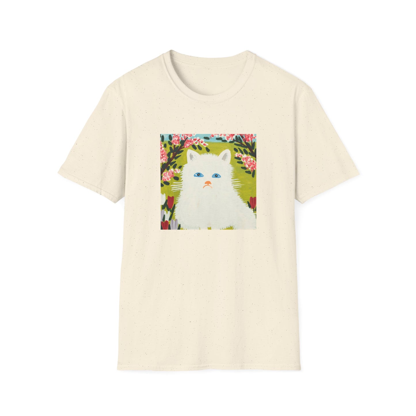 maud lewis canadian folk artist white cat tshirt