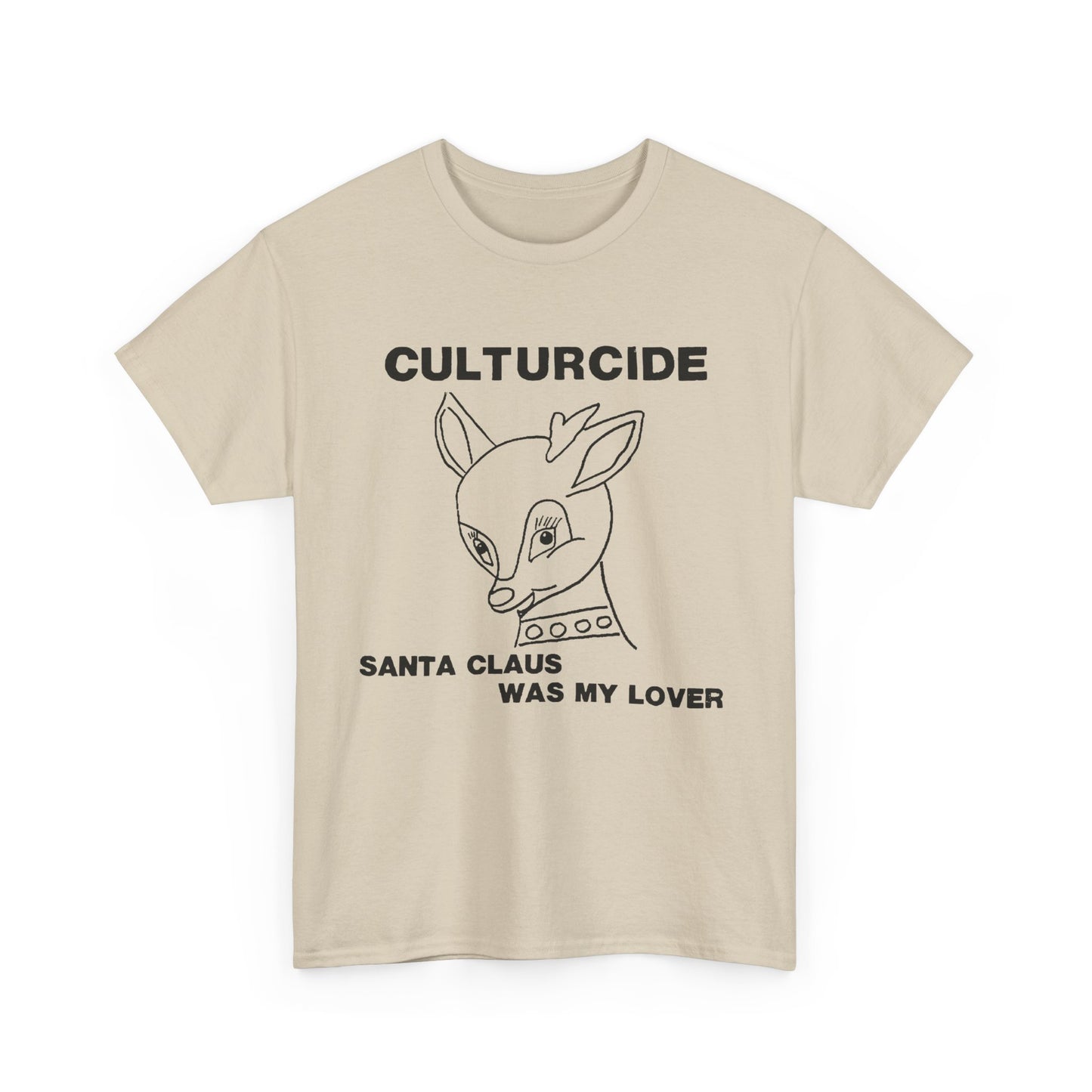 undated outsider music cultureside album santa claus was my lover reproduction tshirt