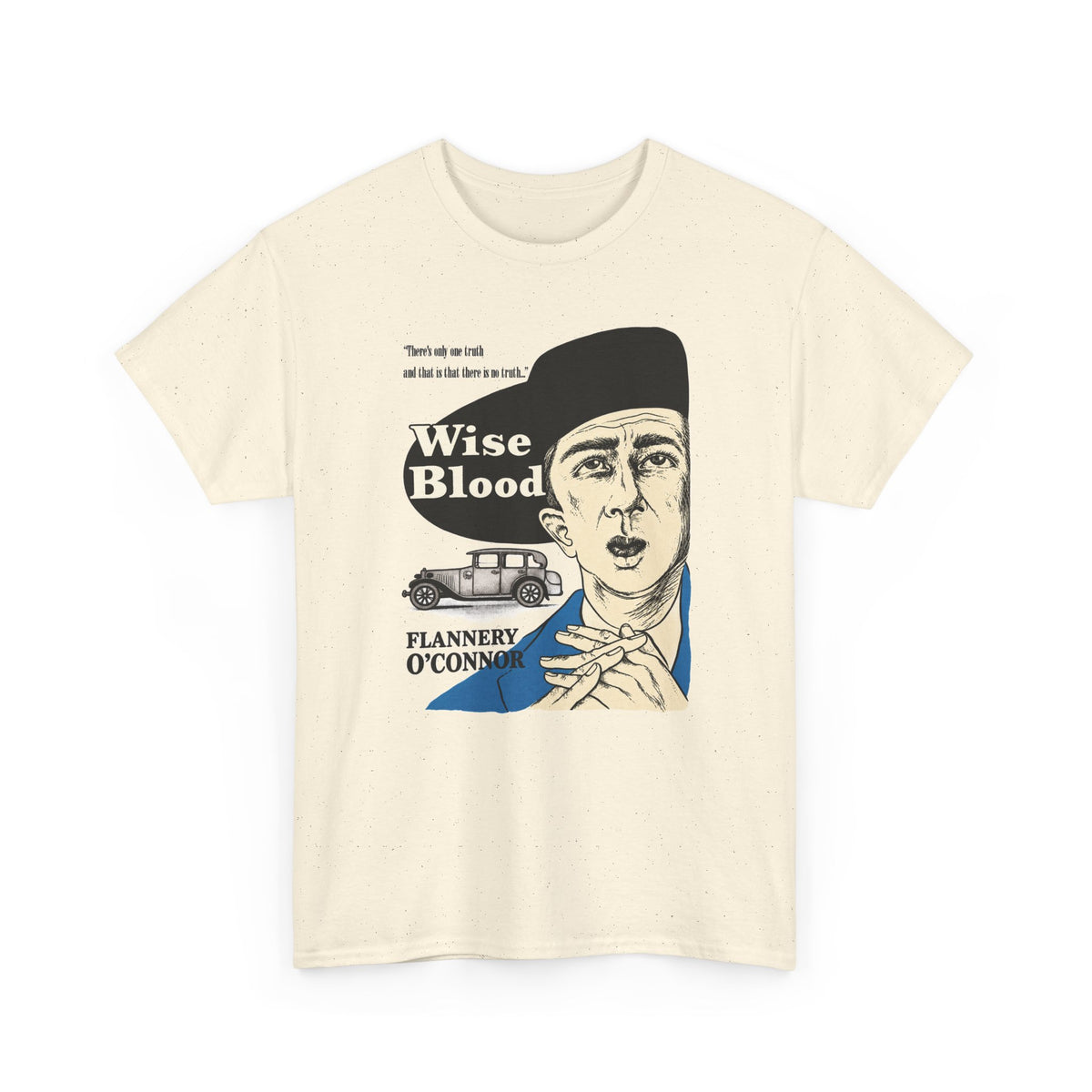 1952 wise blood flannery o'connor alternative book cover tshirt