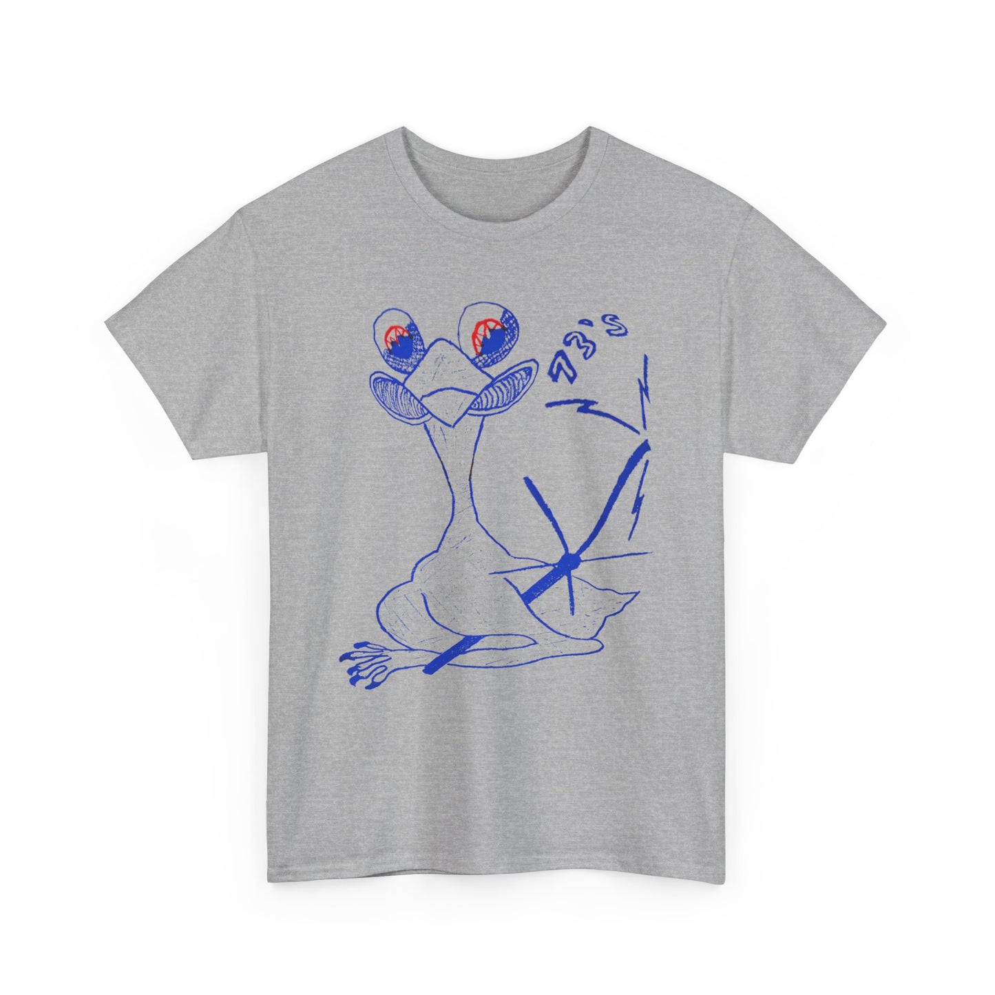 weird bird creature vintage qsl card doodle custom edit tshirt
