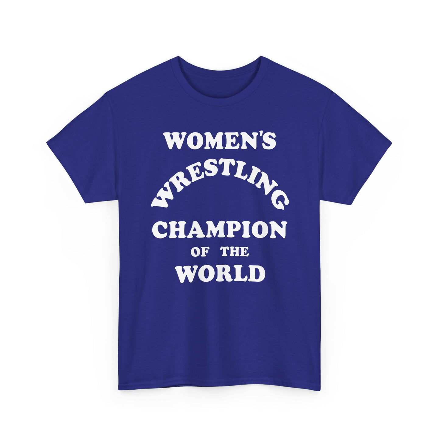 women's wrestling champion of the world as worn by andy kaufman tshirt