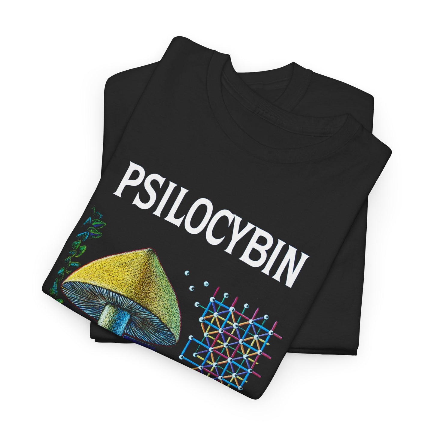 psilocybin magic mushroom grower's guide book cover tshirt