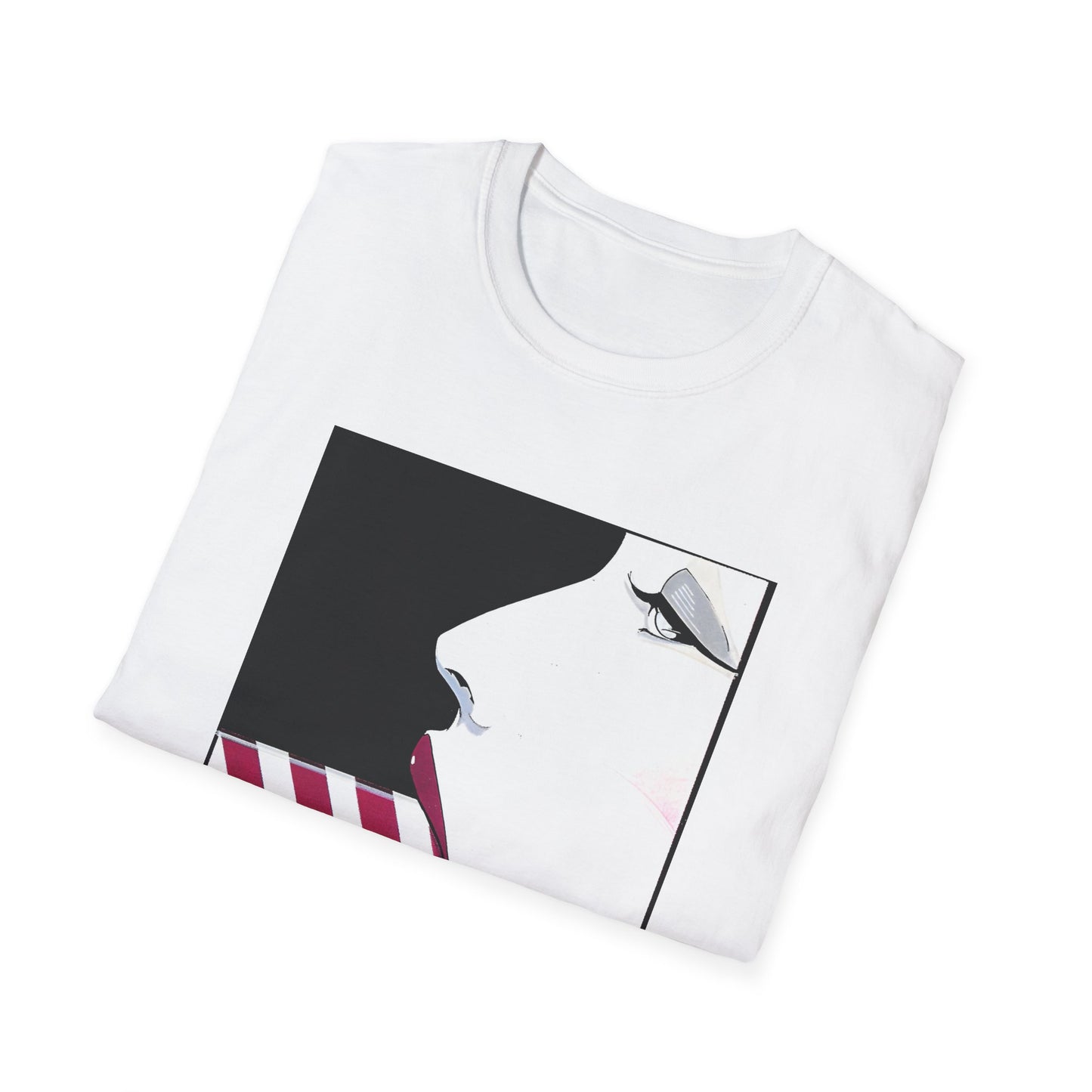 patrick nagel candy cane tshirt
