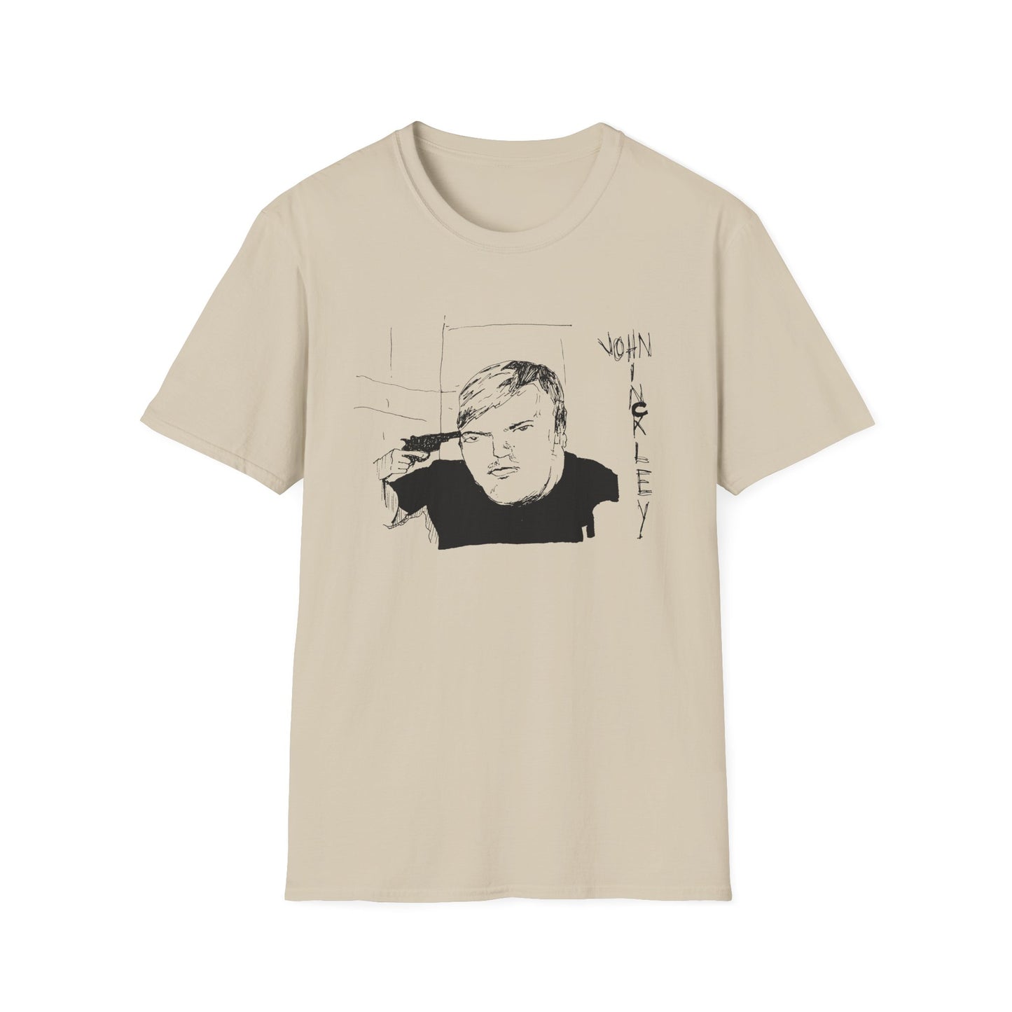 original drawing john hinckley jr. tshirt