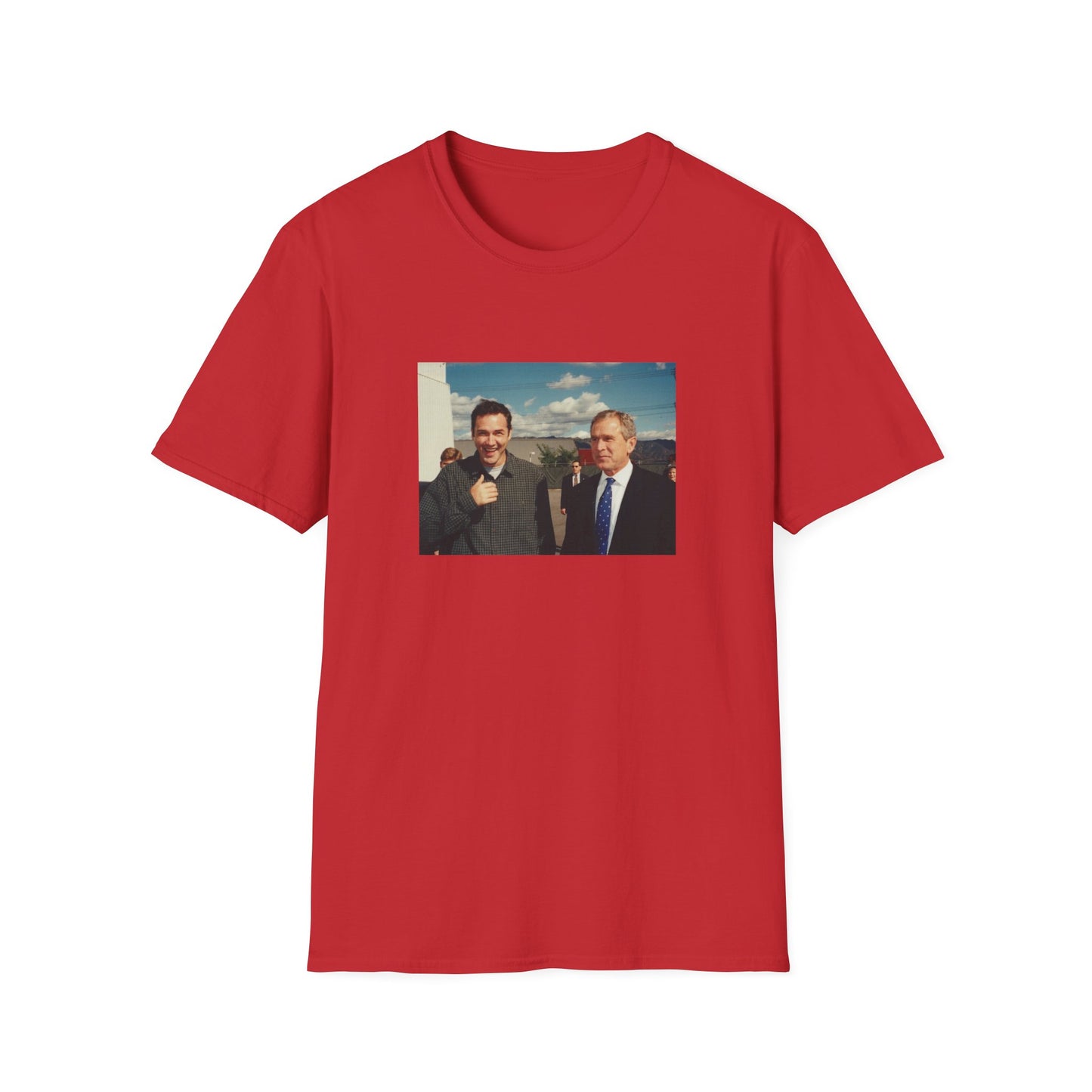 norm macdonald and george bush jr. tshirt