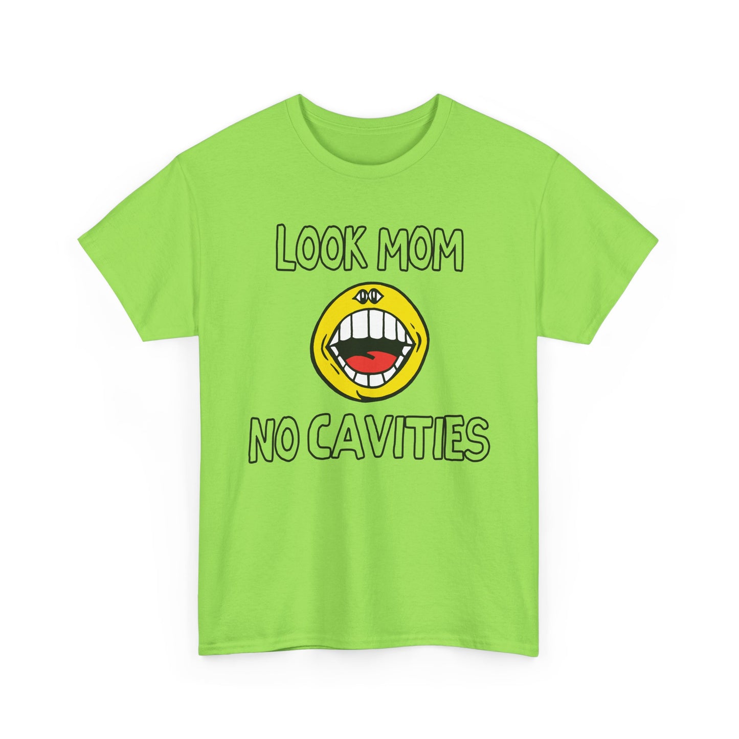 vintage look mom no cavities custom reproduction tshirt