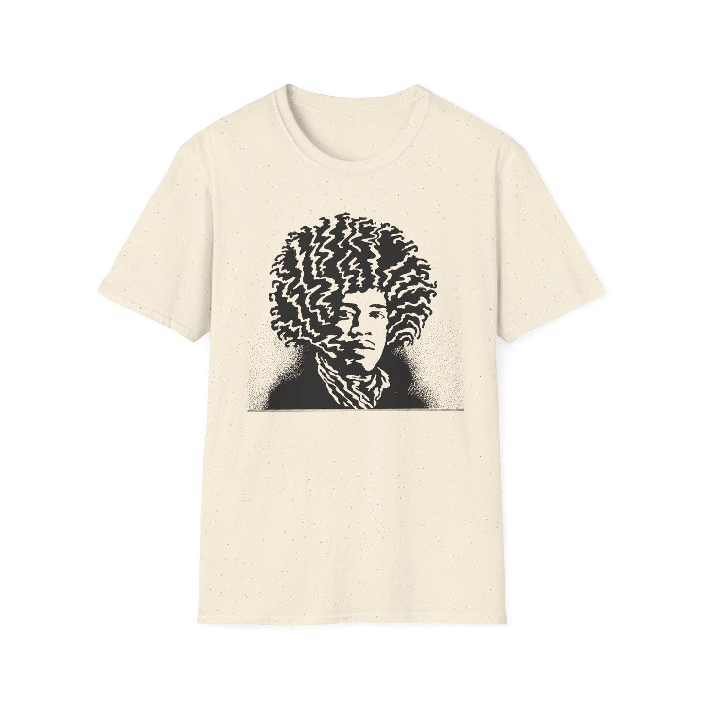 1968 jimi hendrix shrine auditorium poster black graphic tshirt