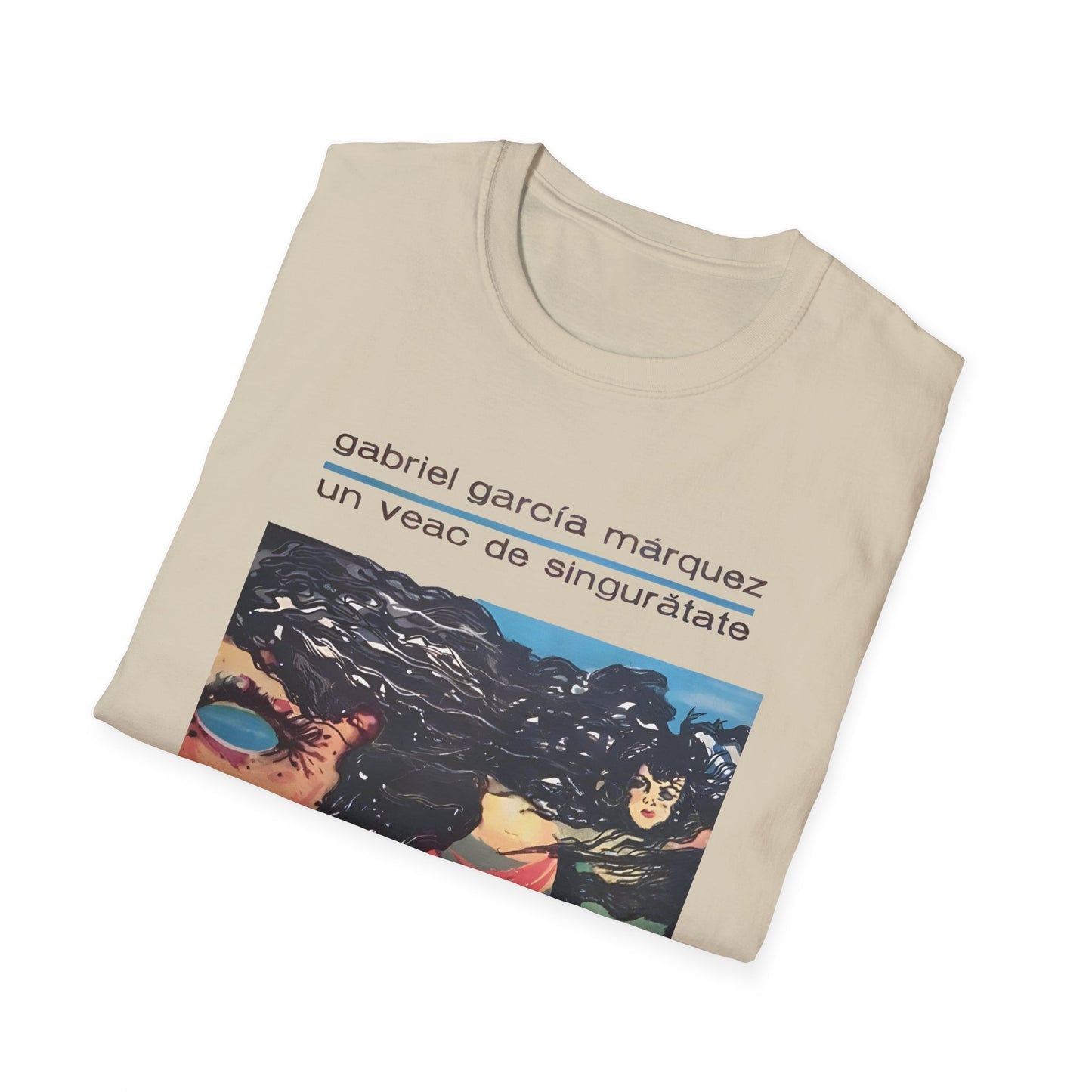 1974 romanian book cover for one hundred years of solitude by gabriel garcía márquez tshirt