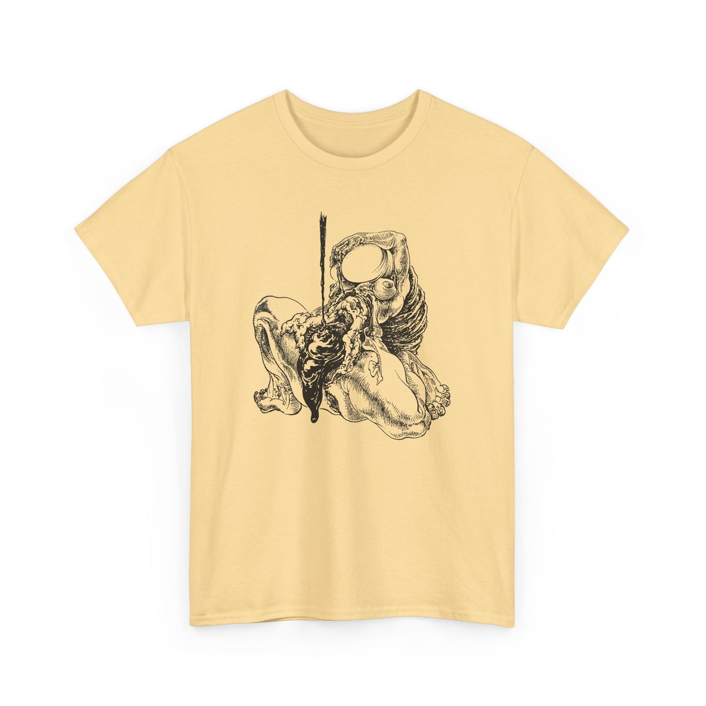 ships from canada sibylle ruppert drawing from 1975 german avant garde journal tshirt