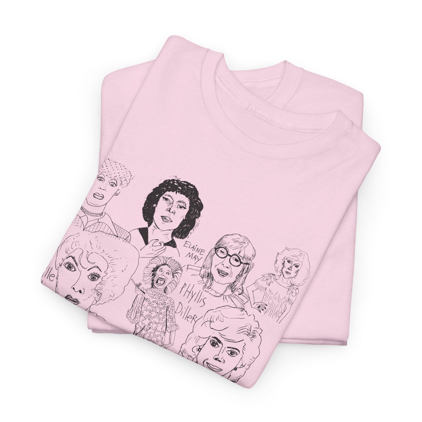 original drawing women of comedy collage tshirt