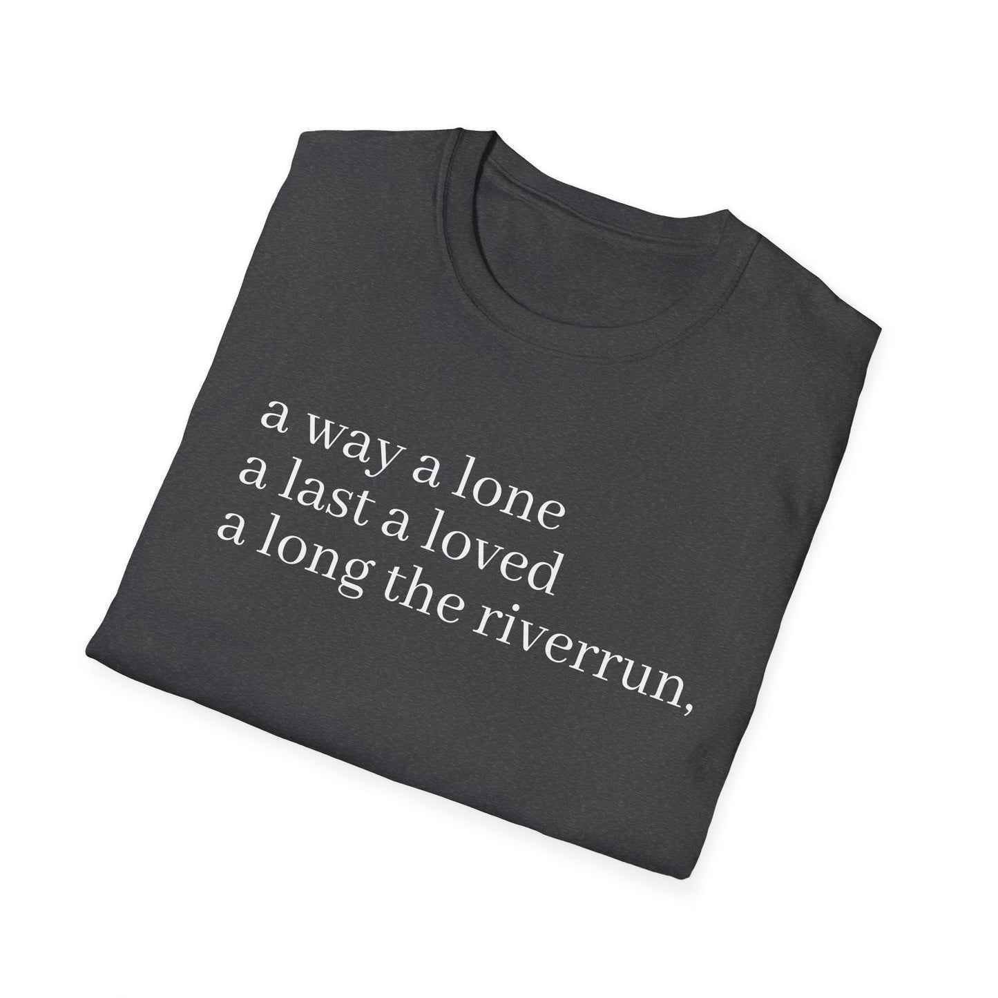james joyce finnegans wake last lines going into first line tshirt