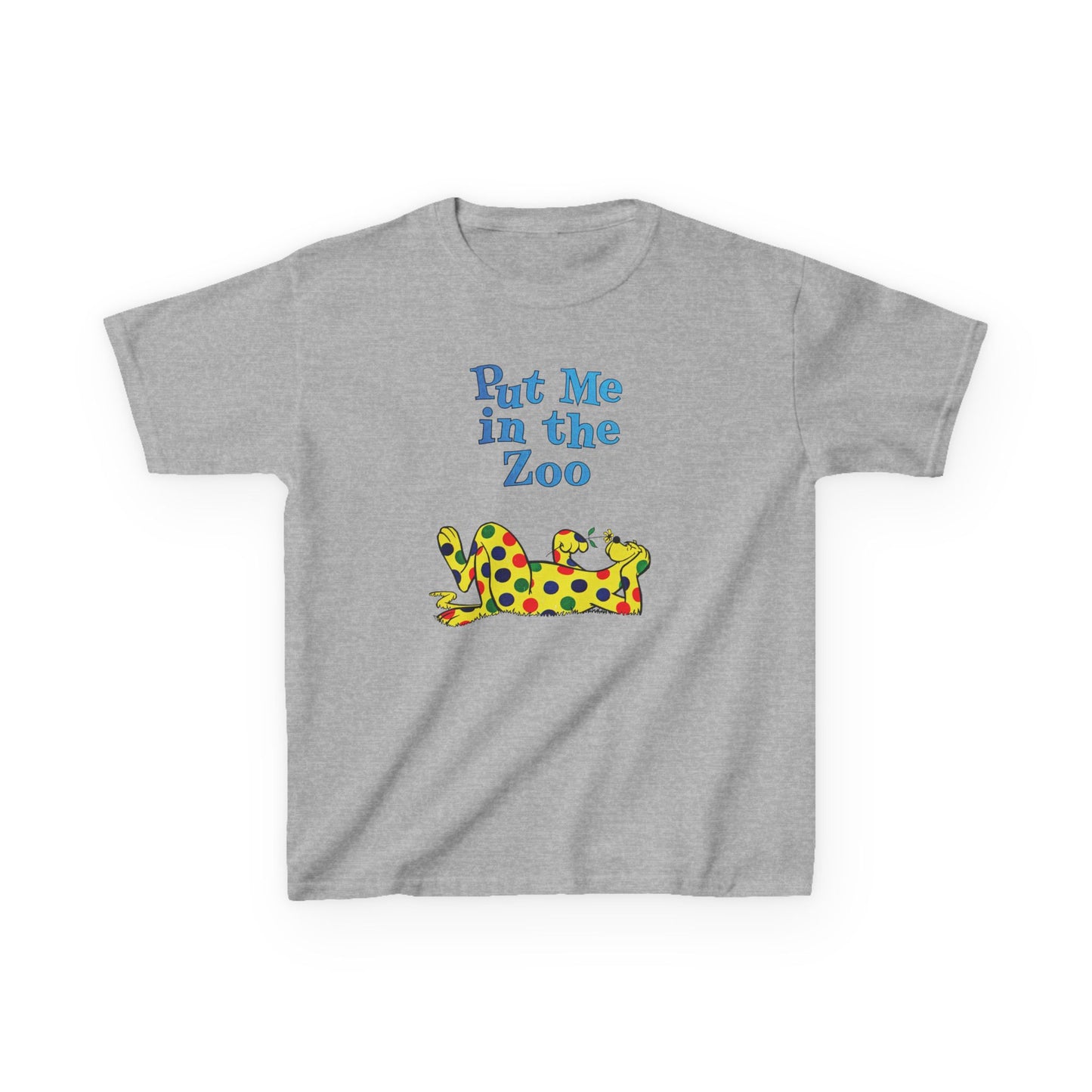 put me in the zoo YOUTH SIZE short sleeve tee