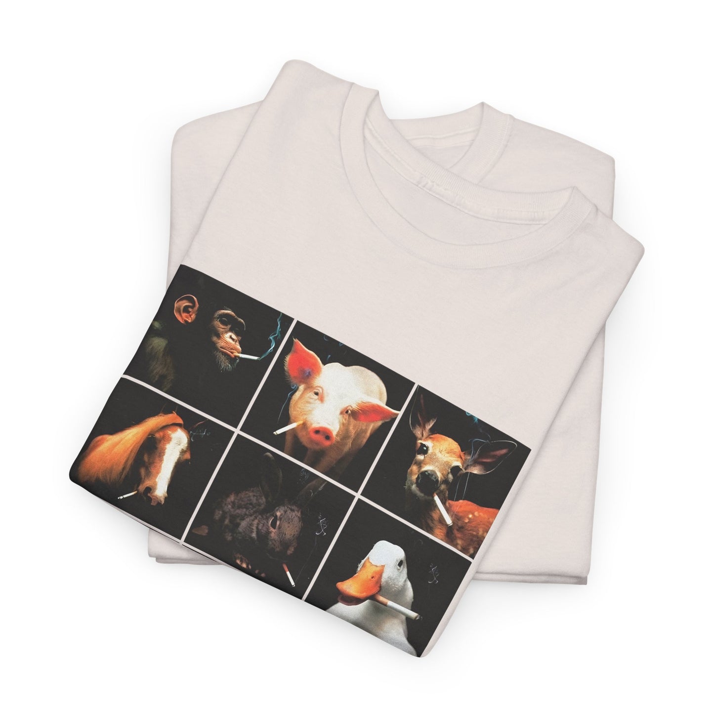 1990s anti smoking campaign poster it looks just as stupid when you do it no words reproduction tshirt