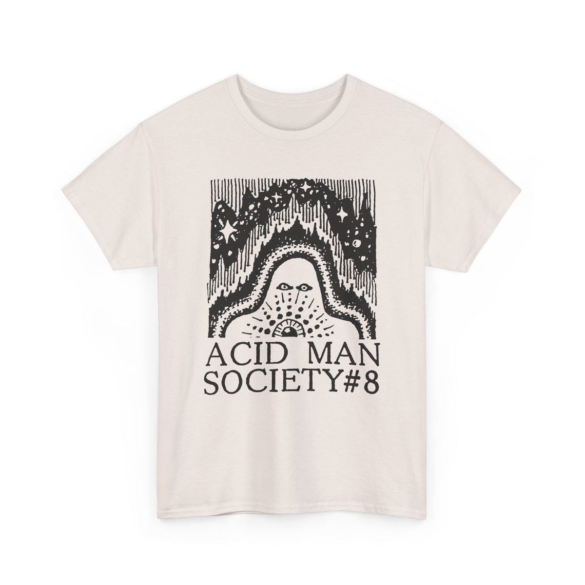 1989 acid man #8 mini comic cover illustration tshirt
