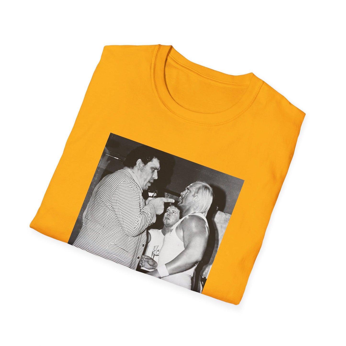 wrestlemania iii hulk v. andre the giant photo tshirt