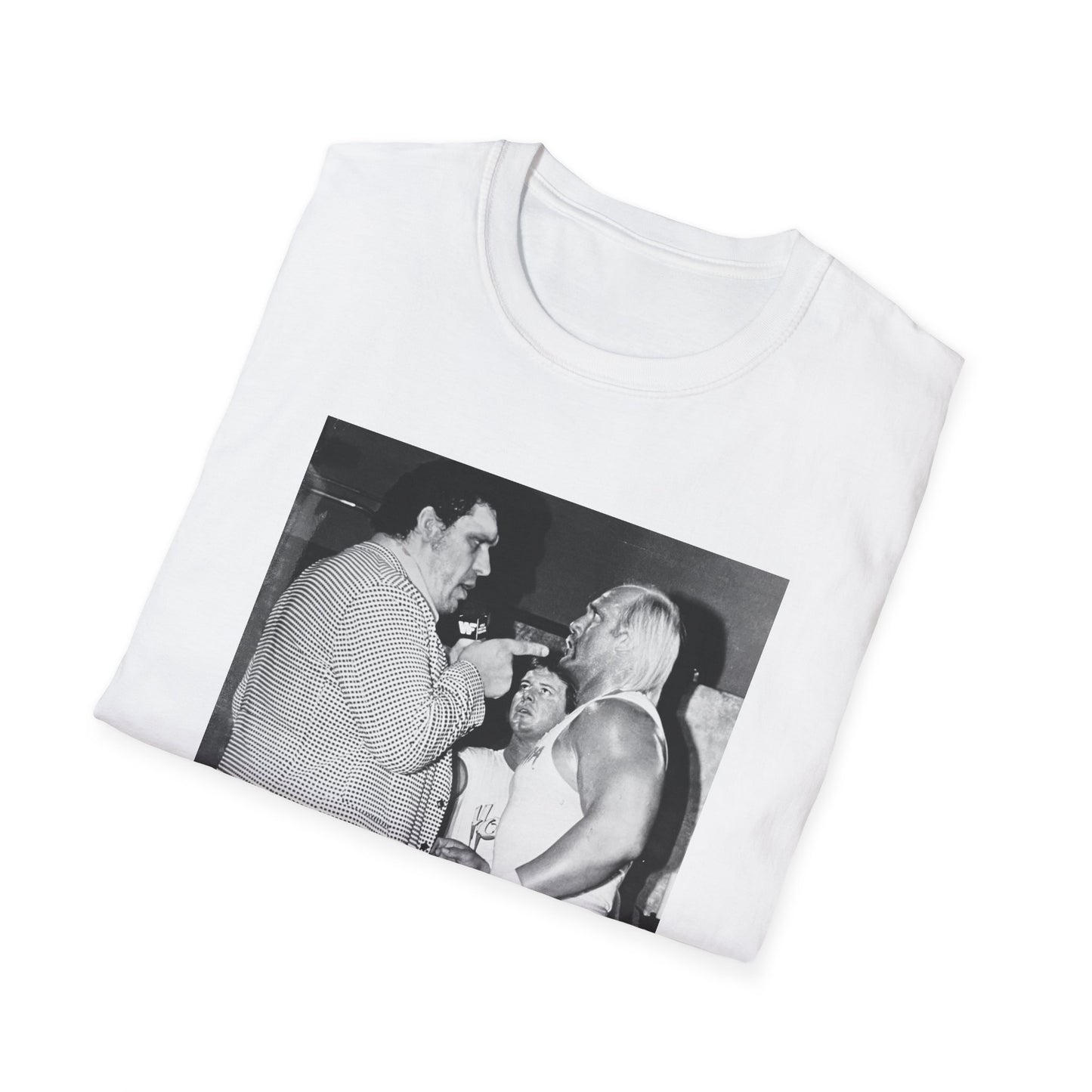 wrestlemania iii hulk v. andre the giant photo tshirt