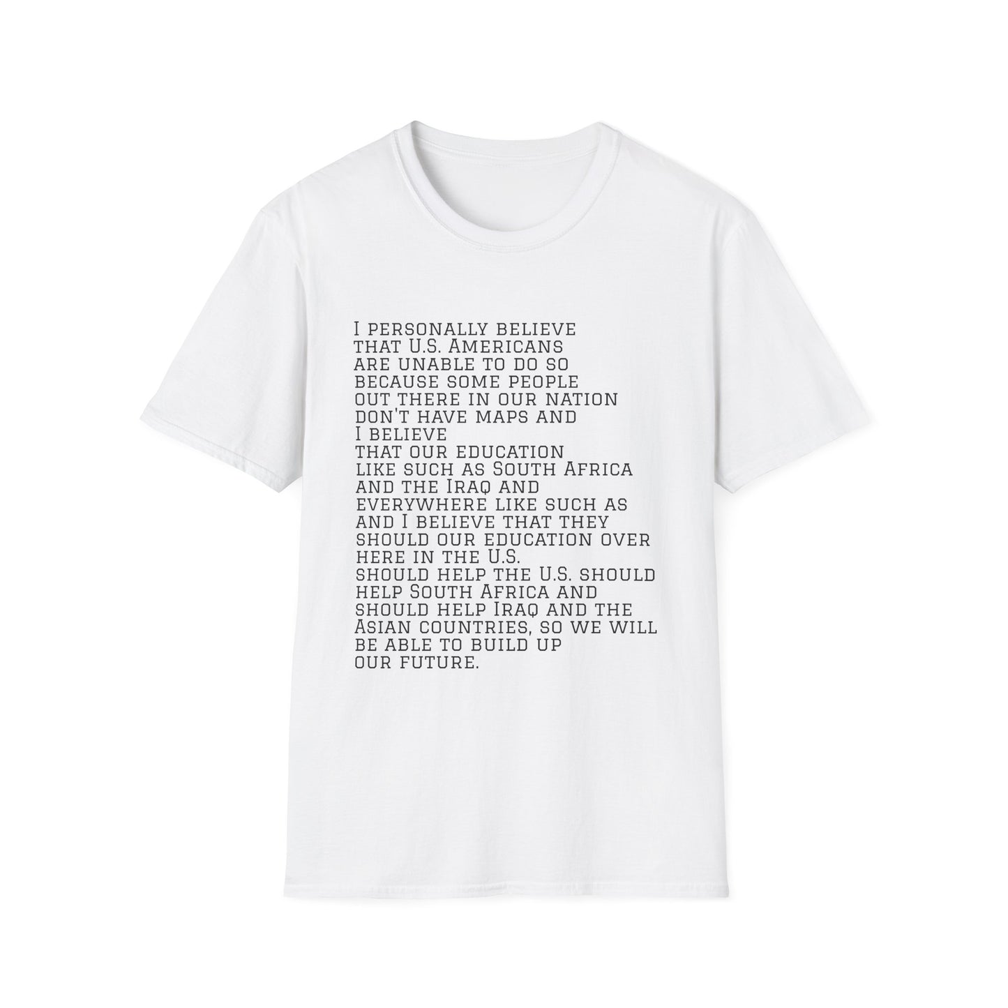 2007 miss teen america south carolina's answer meme tshirt