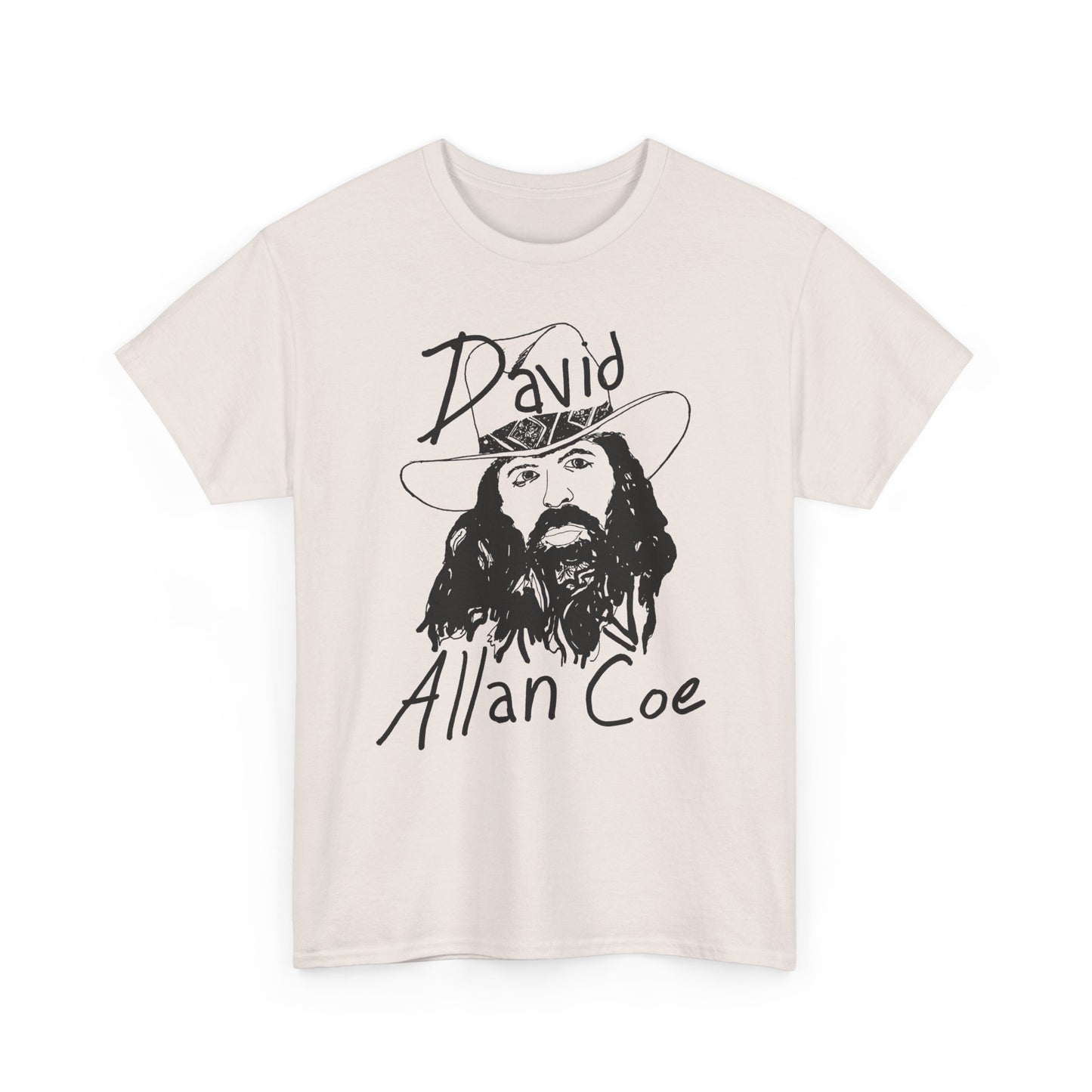david allan coe fan art drawing tshirt