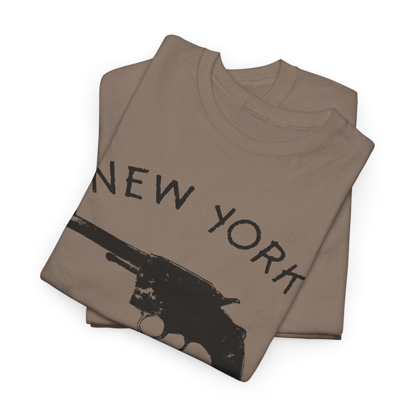 vintage 90s new york it ain't kansas with pistol reproduction tshirt