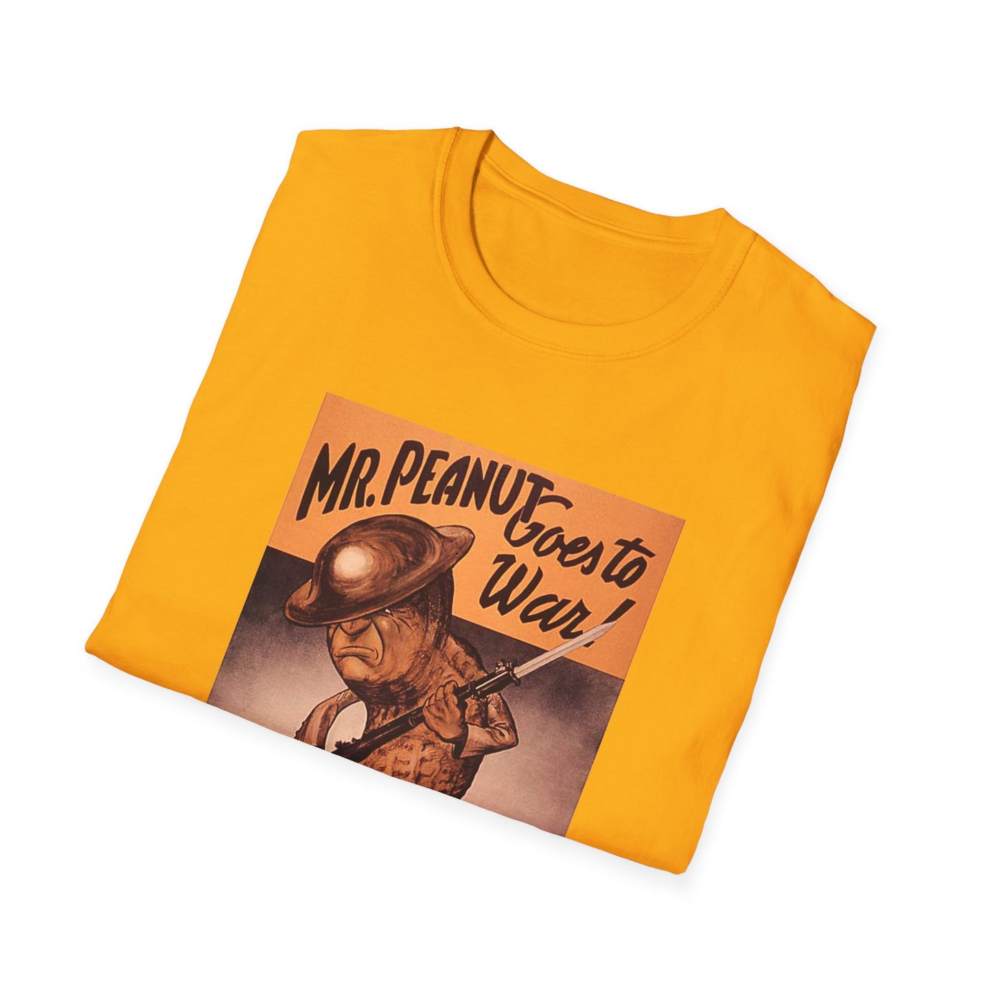 1942 mr. peanut goes to war from the united states department of agriculture war boards tshirt