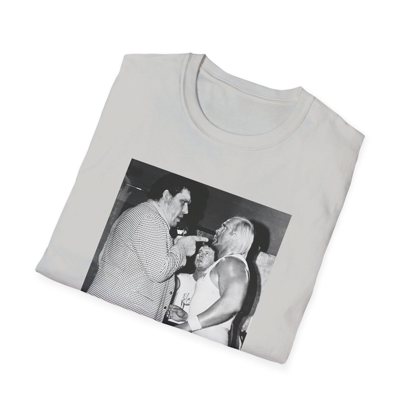 wrestlemania iii hulk v. andre the giant photo tshirt