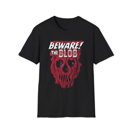 1972 beware! the blob movie poster tshirt