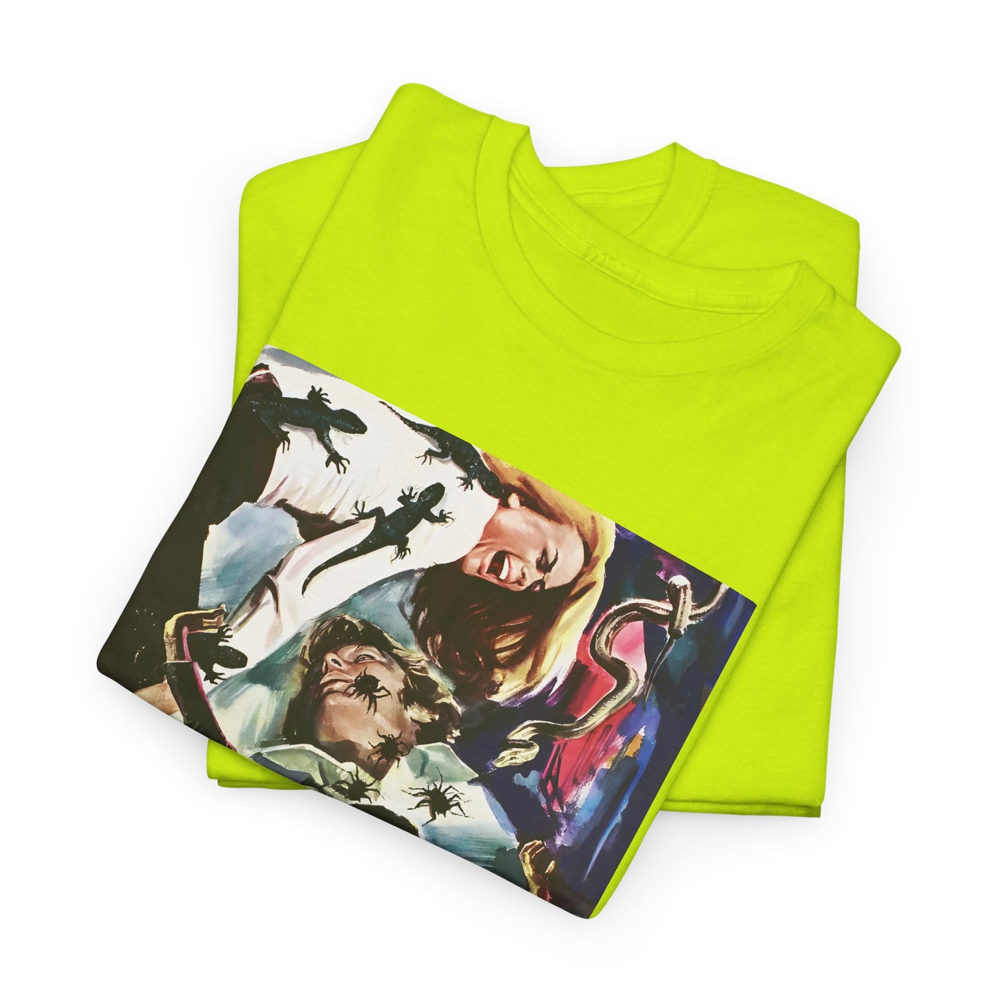 1972 eco horror movie frogs italian poster custom edit tshirt