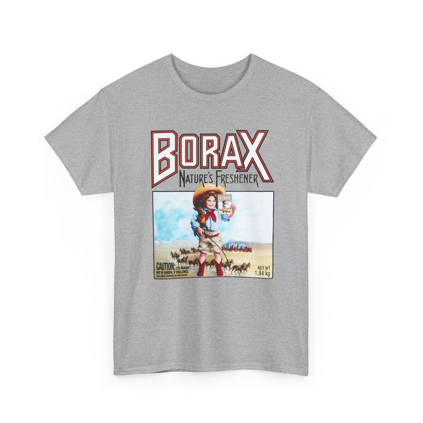 borax nature''s freshener 20 mule team detergent classic logo tshirt
