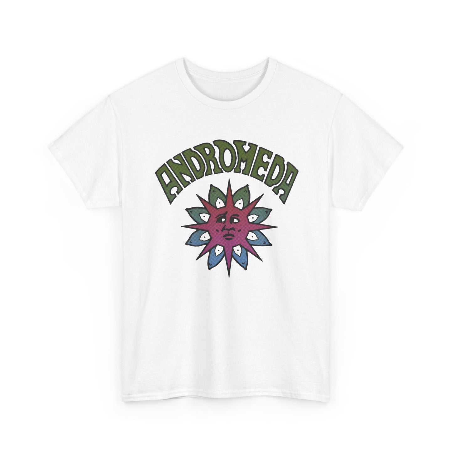 1960s english psychedelic band andromeda fan art tshirt