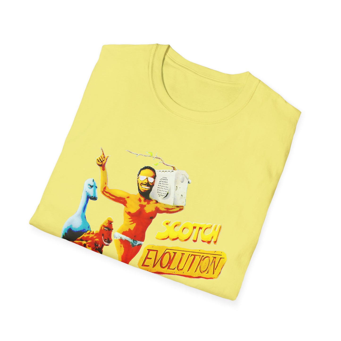 scotch evolution italo disco fan art tshirt