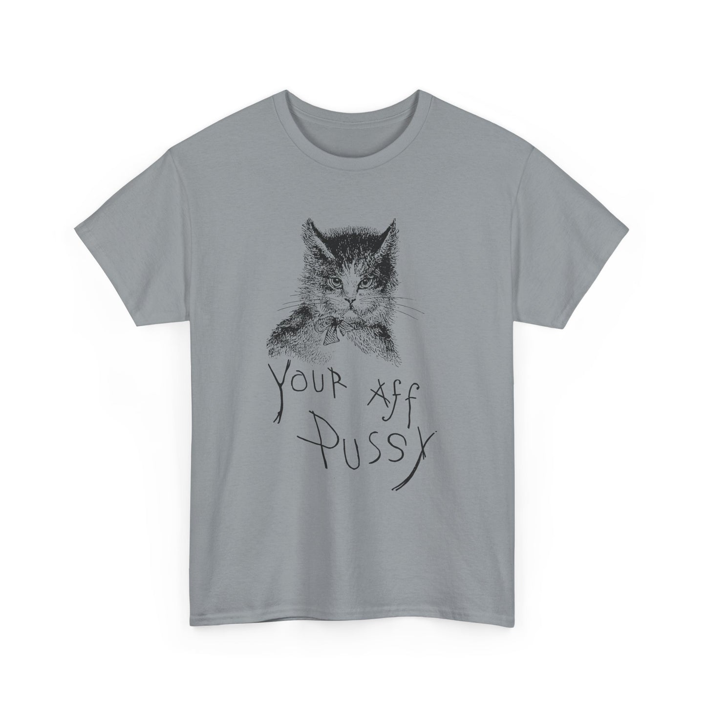 1879 letters from a cat by helen hunt jackson your affectionate pussy cat drawing by addie ledyard reproduction tshirt