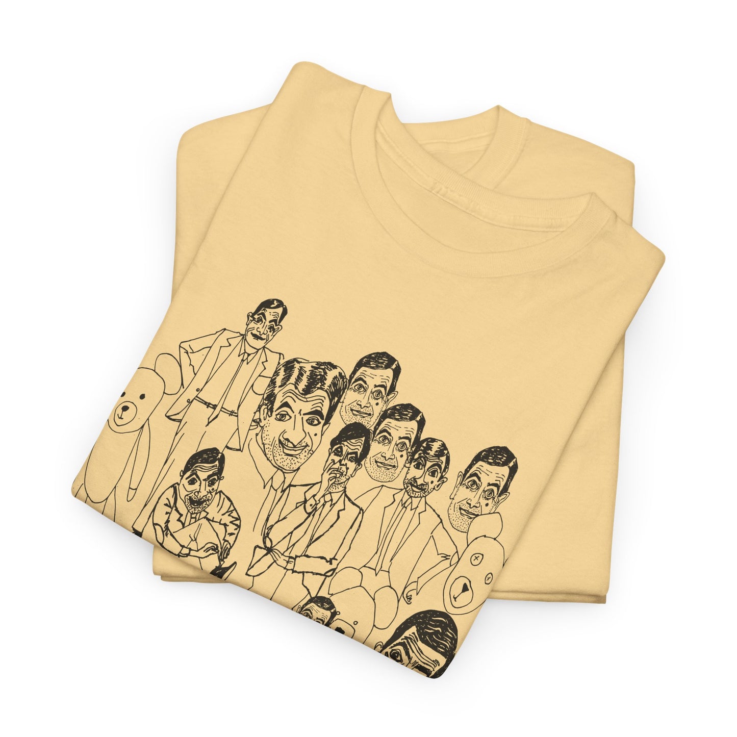 scary mr bean original drawing tshirt