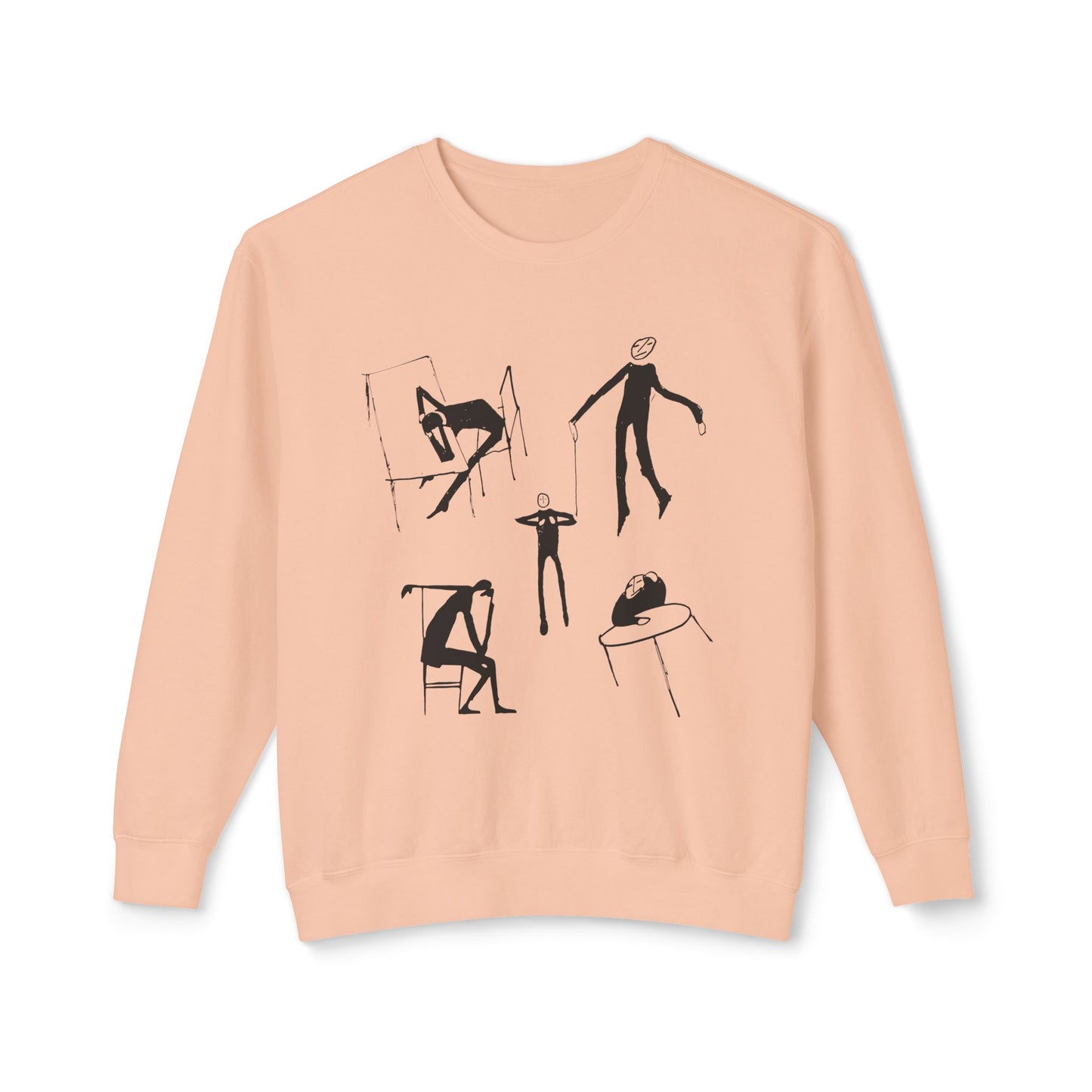 early 1900s sketches (collage of sketches) india ink on paper by franz kafka 100% cotton sweatshirt