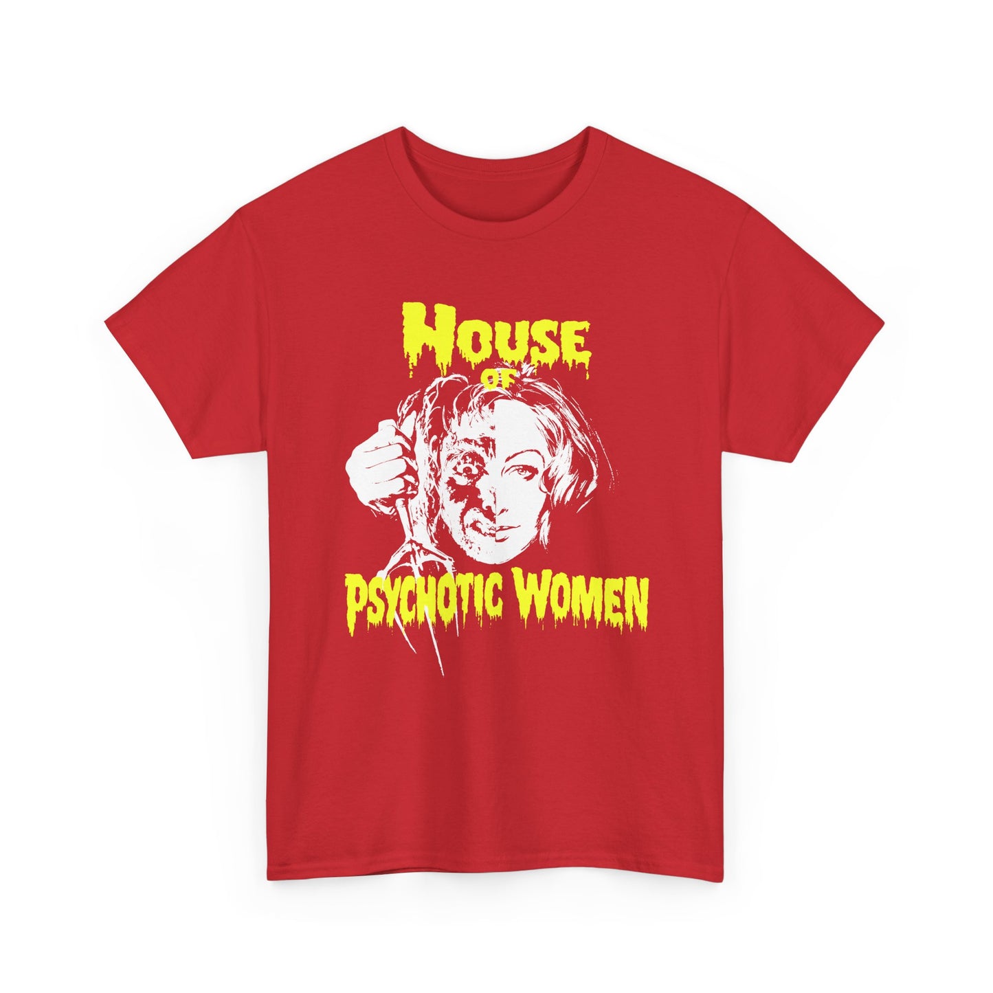 1973 house of psychotic women movie poster custom edit tshirt