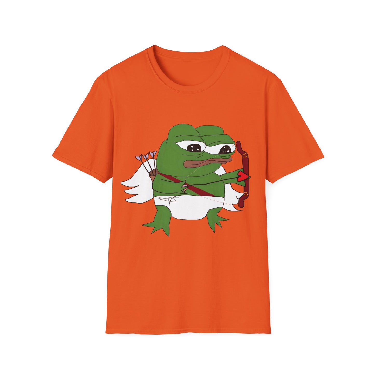 cupid pepe valentine's day tshirt