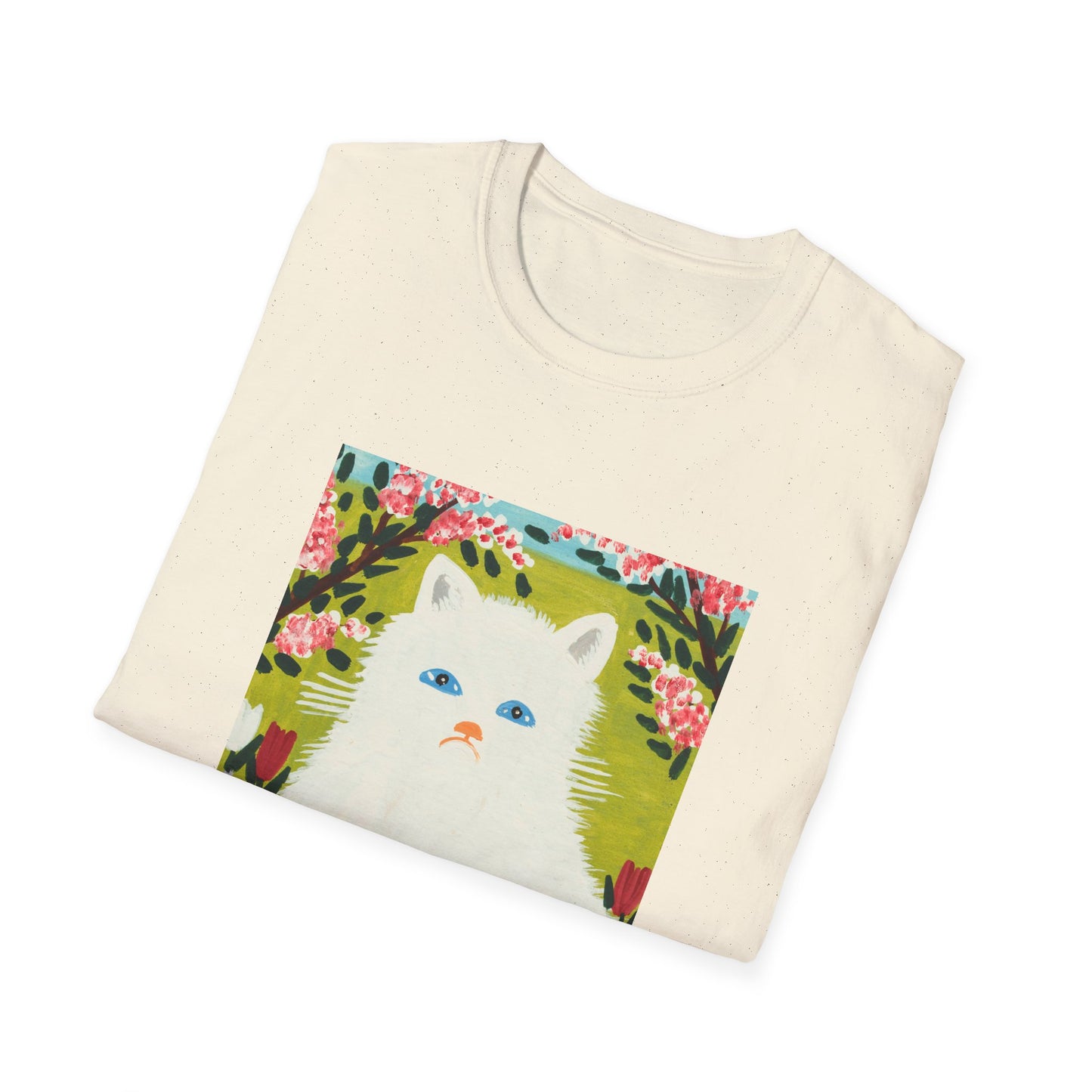 maud lewis canadian folk artist white cat tshirt