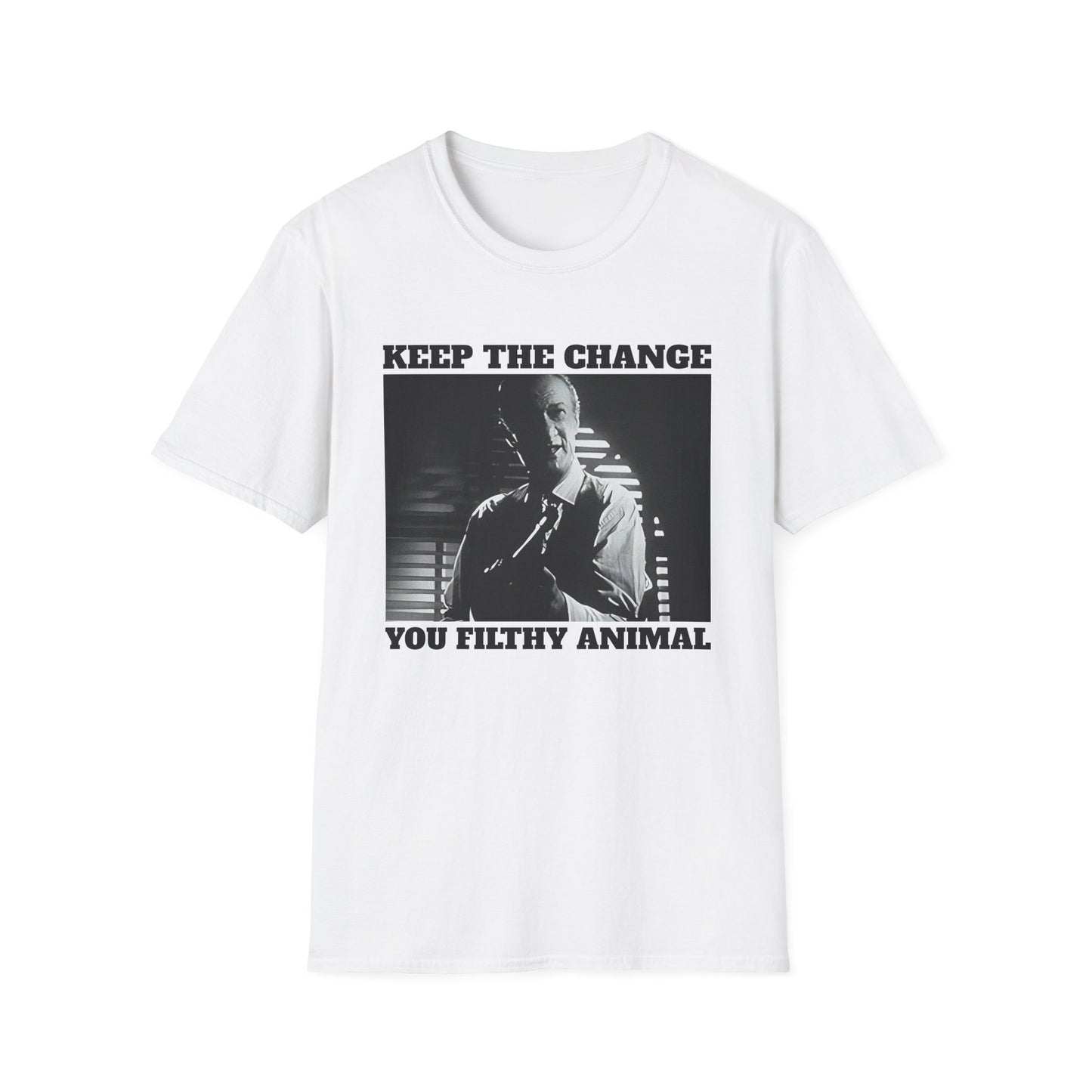 home alone gangster movie keep the change you filthy animal christmas colors tshirt
