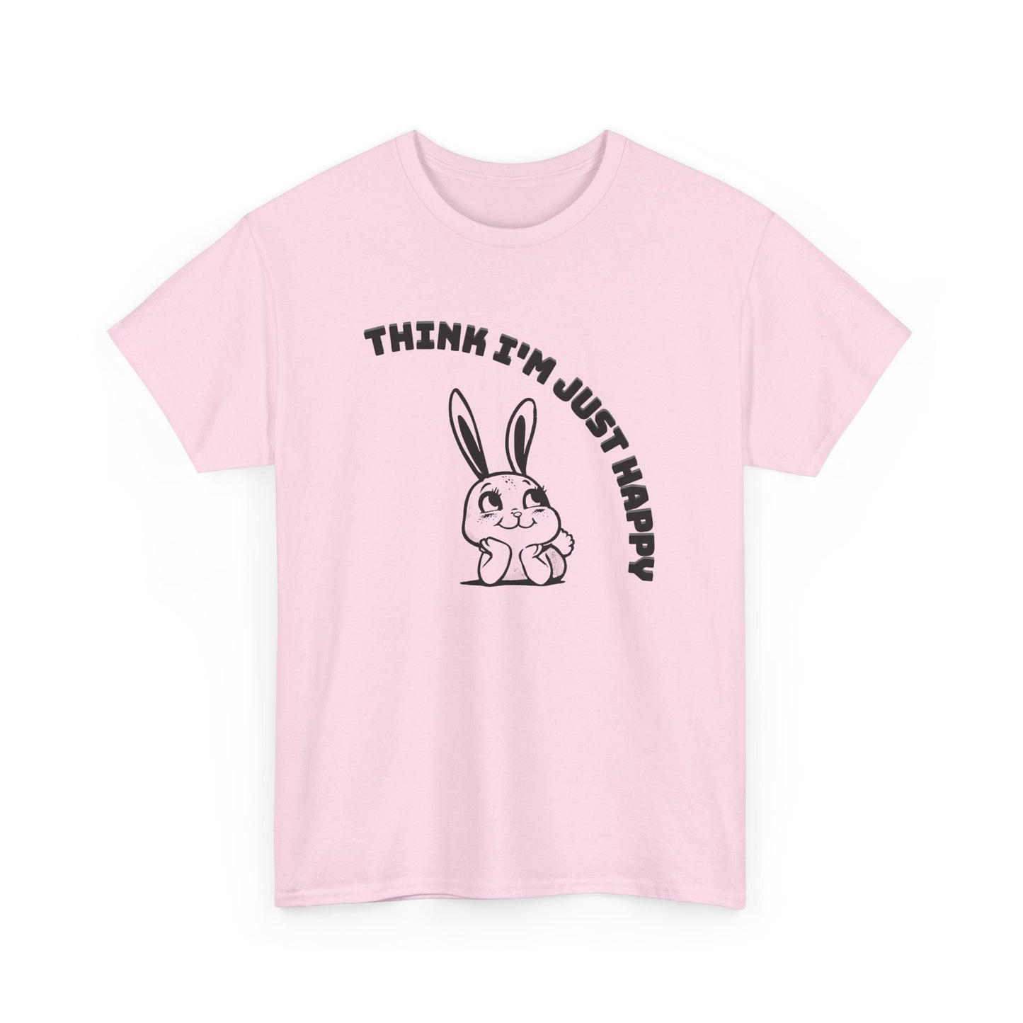 think I'm just happy nirvana song lyrics with bunny tshirt