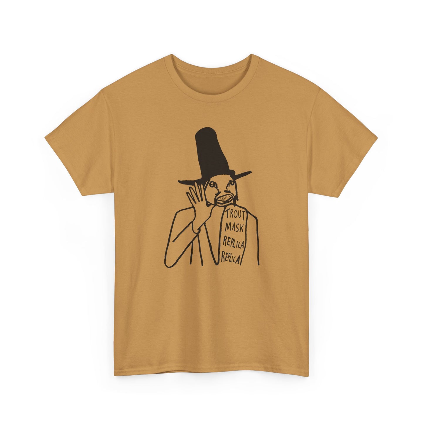 1969 captain beefheart trout mask replica album replica original drawing tshirt