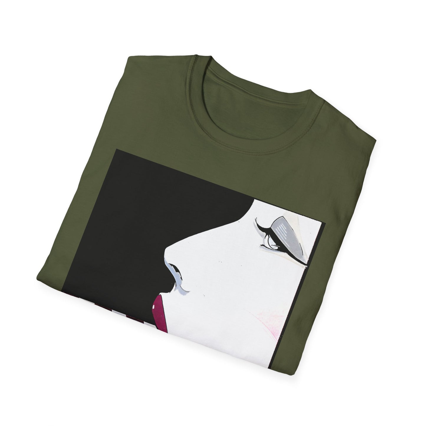 patrick nagel candy cane tshirt