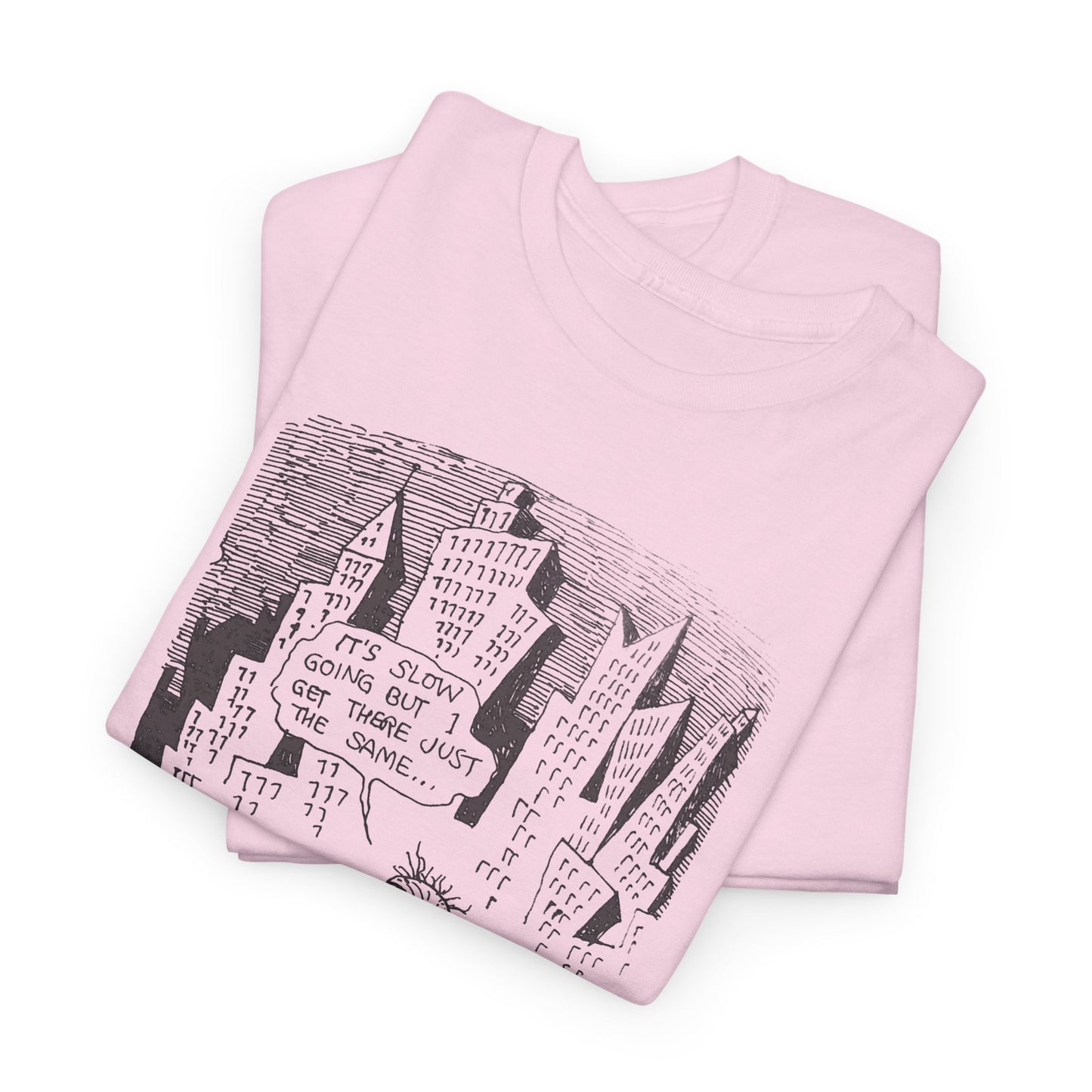 r. crumb slow going illustration tshirt