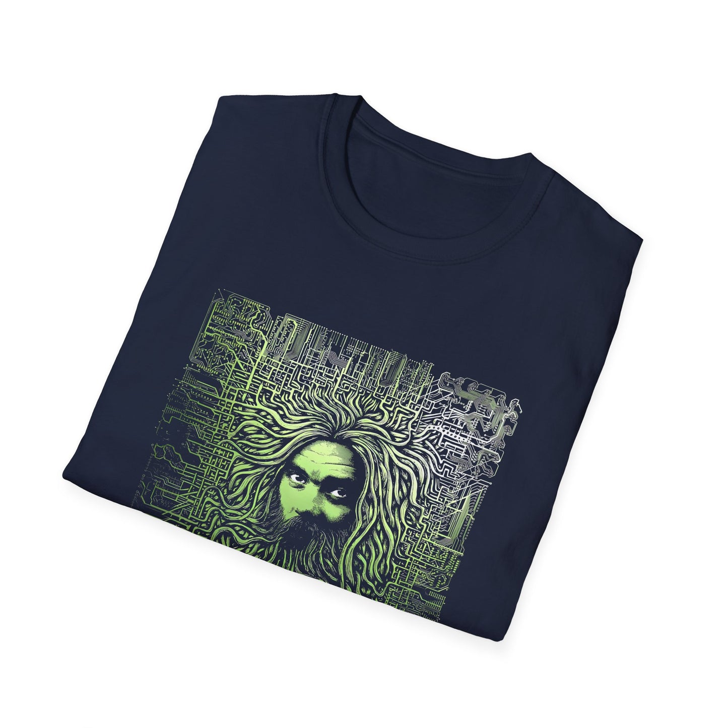 roky erickson tour poster in green tshirt