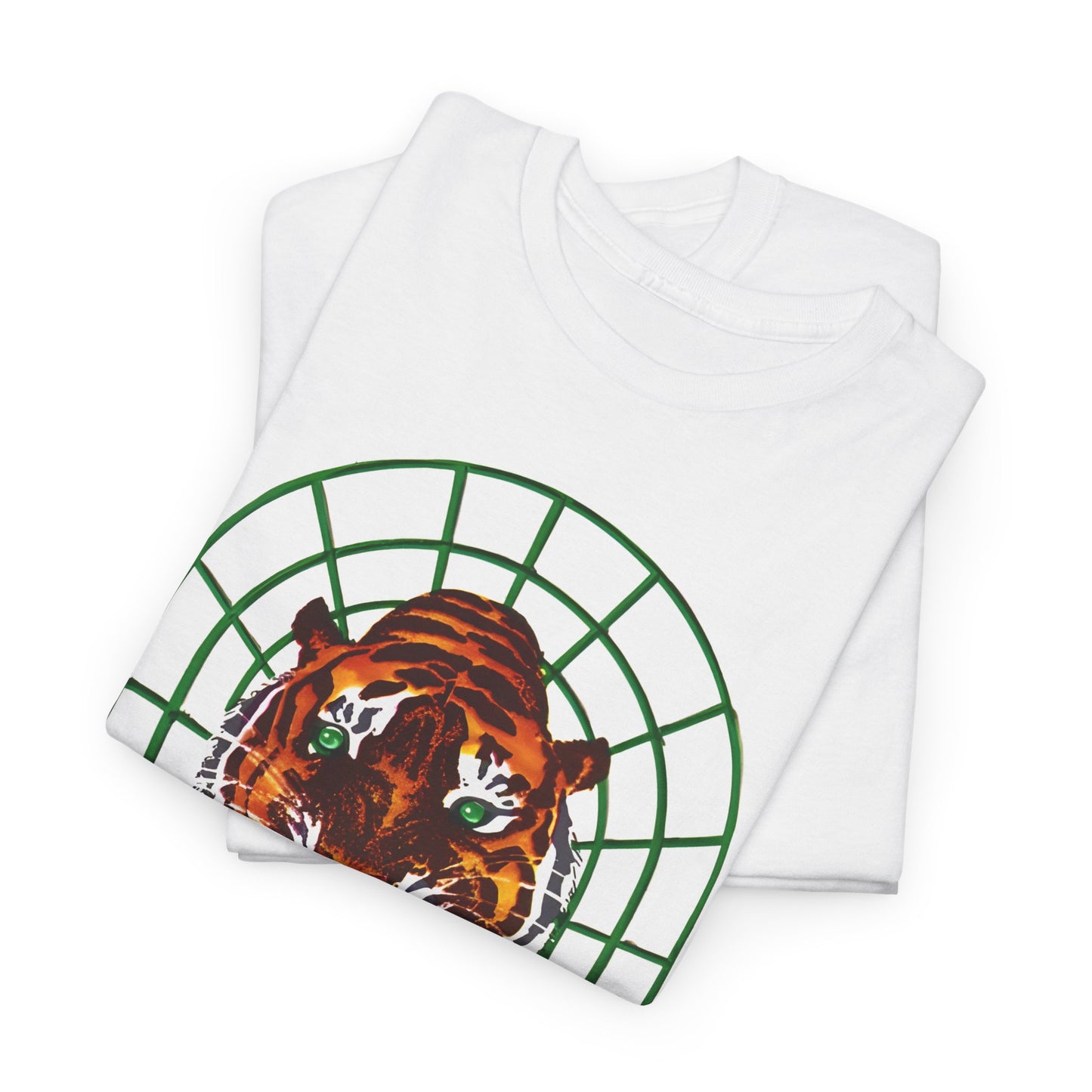 vintage hungarian calendar card tiger reproduction tshirt
